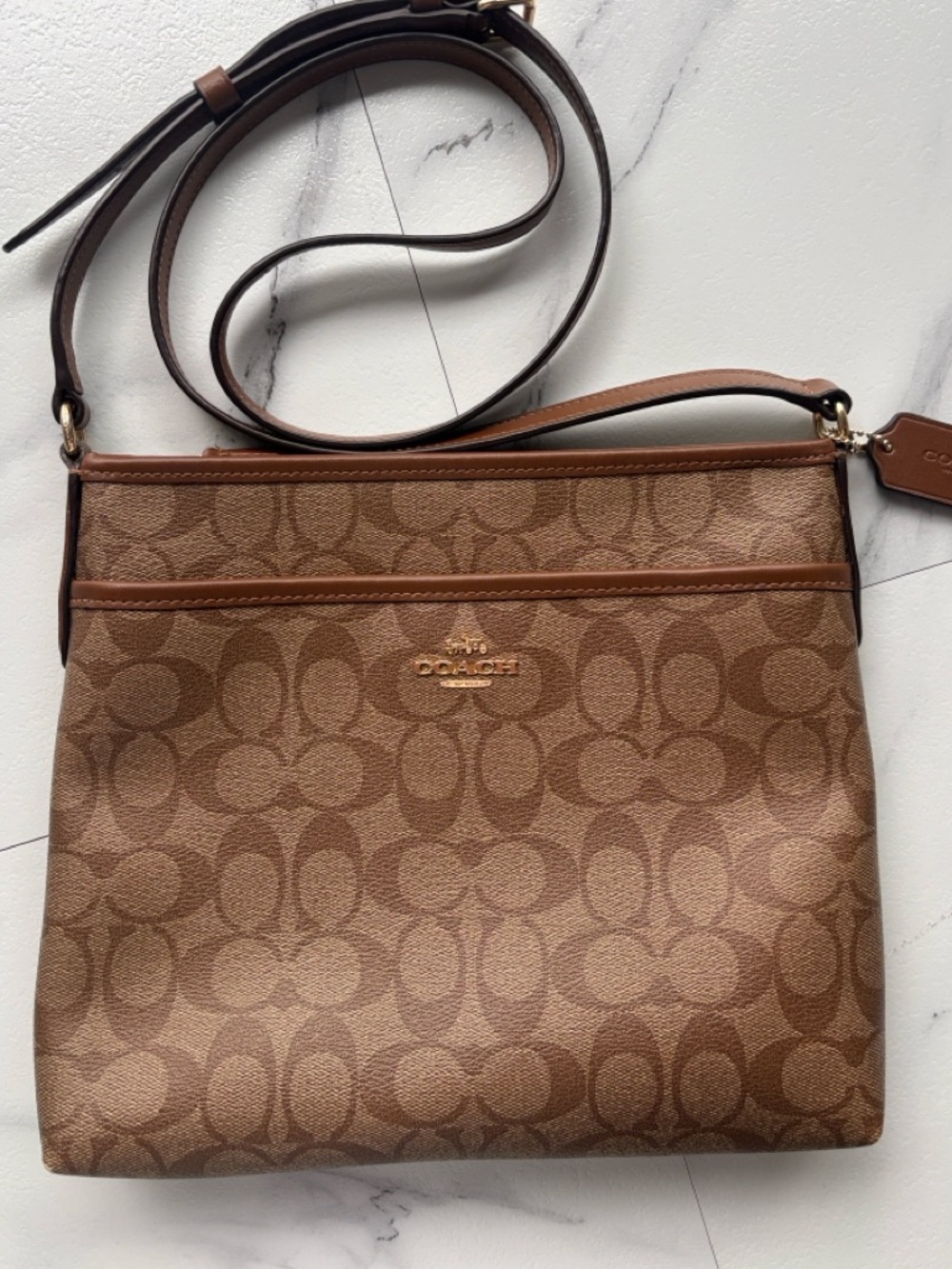 Coach Crossbody Signature Canvas